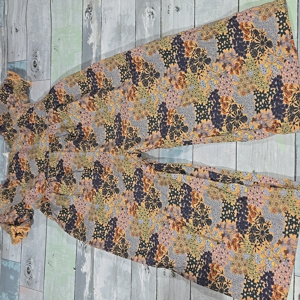 Kate Quinn Girls Floral Pant Jumpsuit Romper Size 4T - Picture 3 of 4
